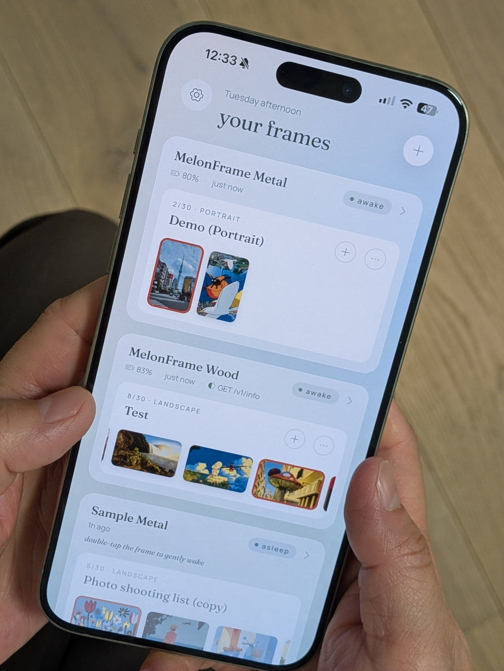 One app, many frames.